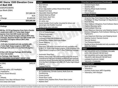 Used 2023 GMC Sierra 1500 Elevation AWD/4WD image 2