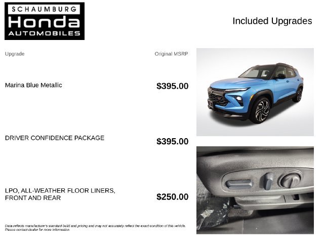 Used 2025 Chevrolet TrailBlazer RS w/ Driver Confidence Package AWD/4WD image 4