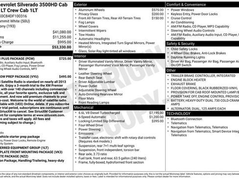 Used 2013 Chevrolet Silverado 3500 LT w/ Interior Plus Package AWD/4WD image 28