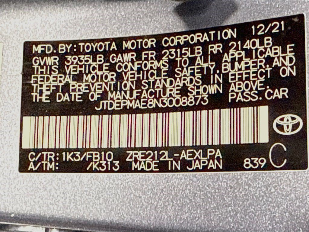 Used 2022 Toyota Corolla LE FWD image 38