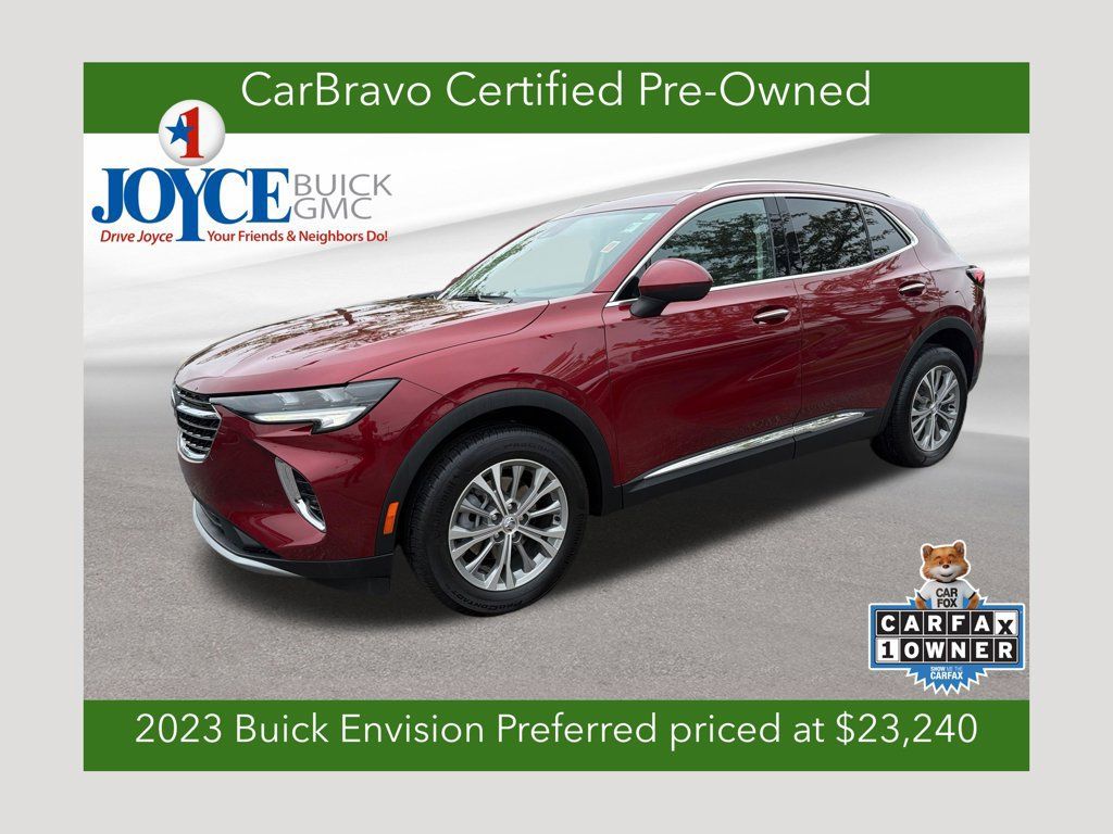 Certified 2023 Buick Envision Preferred FWD 360° Tour