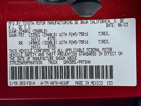 Used 2023 Toyota Tacoma SR AWD/4WD image 31