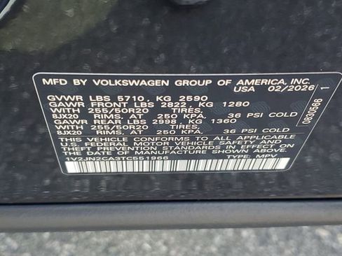 New 2026 Volkswagen Atlas SE image 31