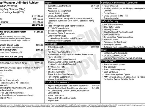 Used 2018 Jeep Wrangler Unlimited Rubicon image 5