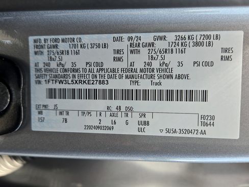 Certified 2024 Ford F150 XLT w/ Equipment Group 302A MID AWD/4WD image 24