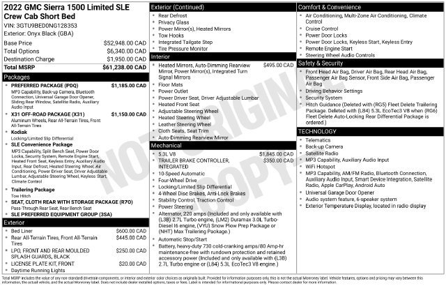 Used 2022 GMC Sierra 1500 SLE w/ Preferred Package AWD/4WD image 35