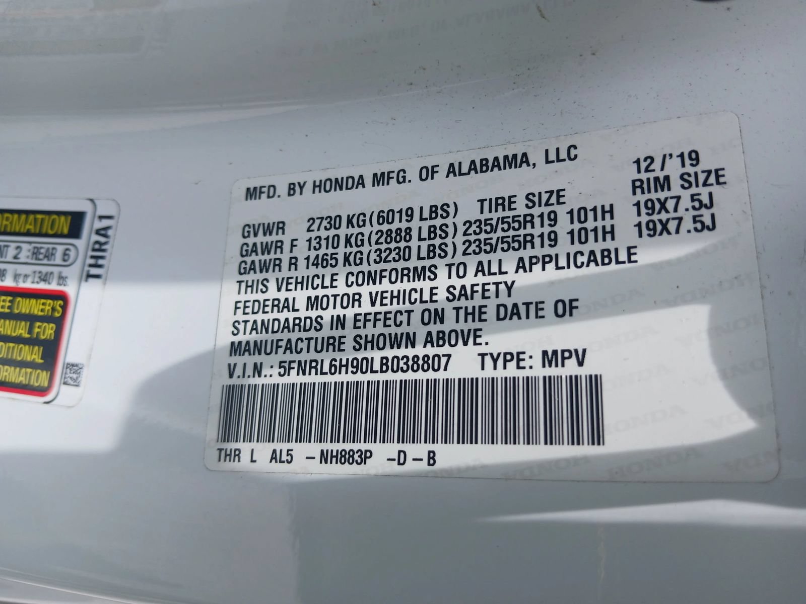 Used 2020 Honda Odyssey Elite image 11