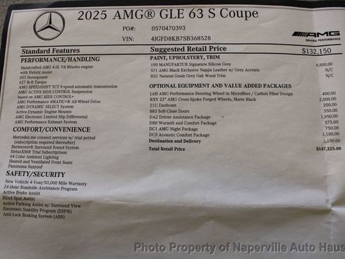 Used 2025 Mercedes-Benz GLE 63 AMG S image 64