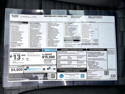 New 2026 Cadillac Escalade V image 14