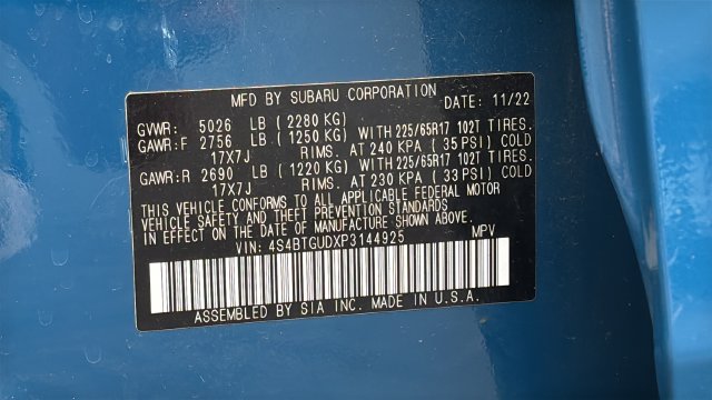 Used 2023 Subaru Outback Wilderness AWD/4WD image 28