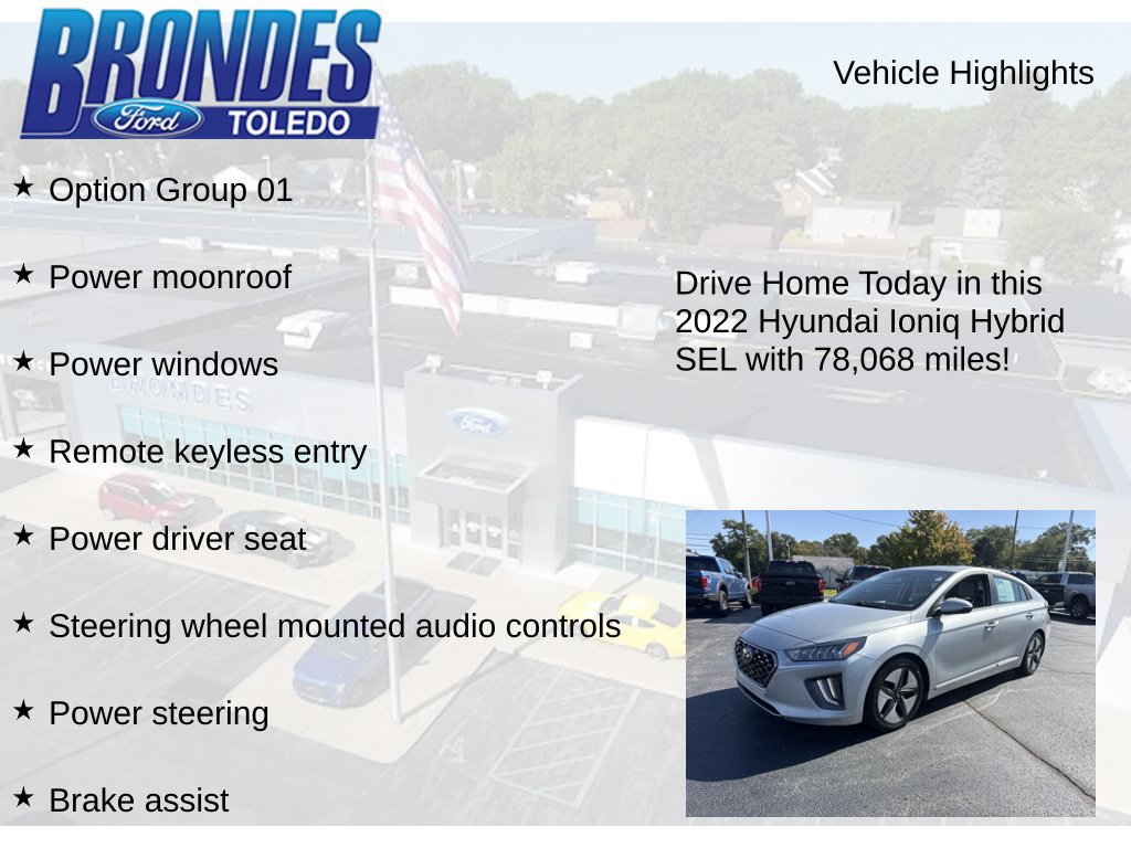 Used 2022 Hyundai Ioniq SEL FWD image 5