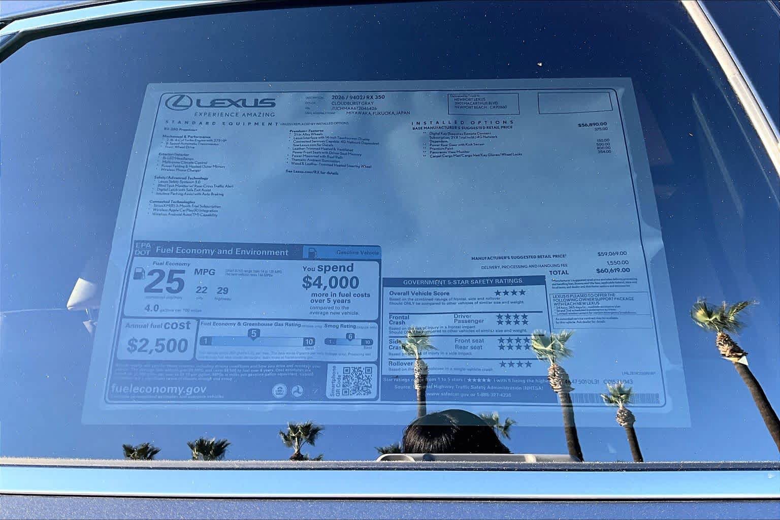 New 2026 Lexus RX 350 Premium Plus FWD image 22