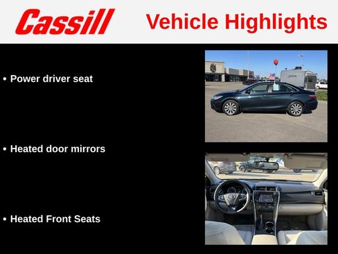 Used 2016 Toyota Camry XLE w/ Moonroof Package FWD image 13