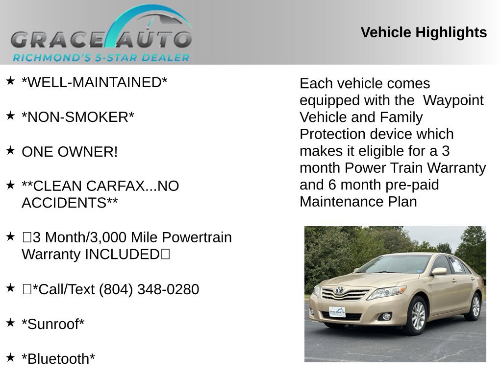 Used 2011 Toyota Camry XLE FWD image 2
