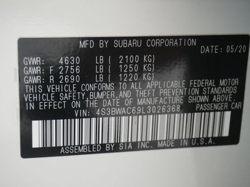 Used 2020 Subaru Legacy Premium image 27