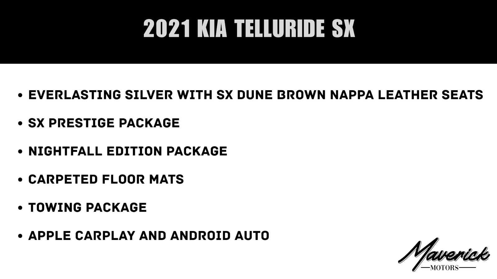Used 2021 Kia Telluride SX w/ SX Prestige Package AWD/4WD image 2