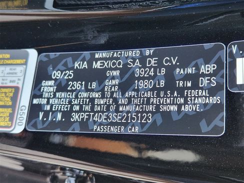 New 2025 Kia K4 LXS image 29