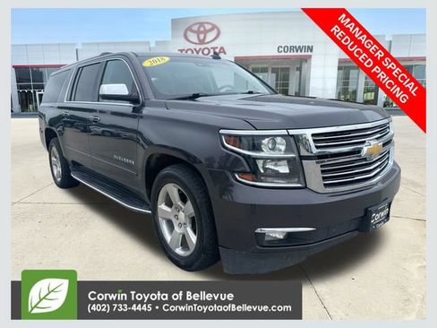 Used 2018 Chevrolet Suburban Premier w/ Max Trailering Package AWD/4WD image 1