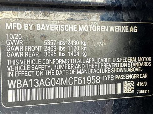 Used 2021 BMW 530e w/ M Sport Package image 31