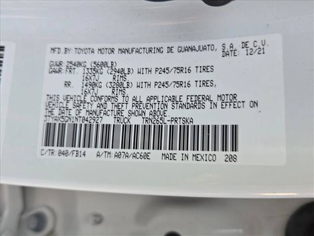 Used 2022 Toyota Tacoma SR w/ SR Convenience Package RWD image 23