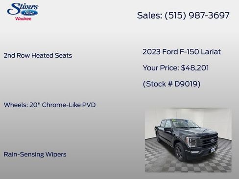 Certified 2023 Ford F150 Lariat w/ Equipment Group 502A High AWD/4WD image 34