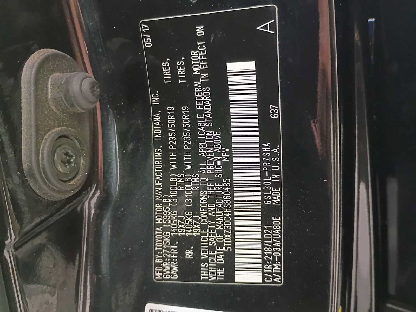 Certified 2017 Toyota Sienna SE w/ SE Preferred Package FWD image 11