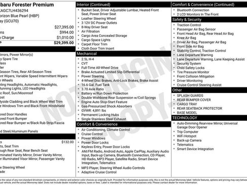 Used 2020 Subaru Forester Premium image 9