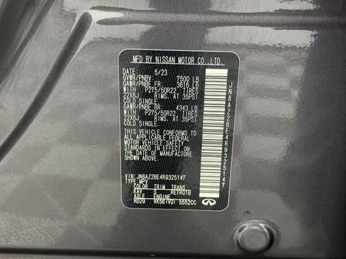 Certified 2024 INFINITI QX80 Sensory image 27