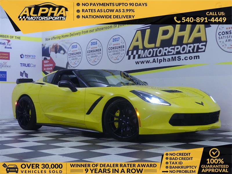 Used 2015 Chevrolet Corvette Stingray Coupe w/ 3LT Preferred Equipment Group RWD image 1