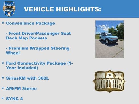 New 2026 Ford Bronco Sport Heritage w/ Convenience Package AWD/4WD image 12