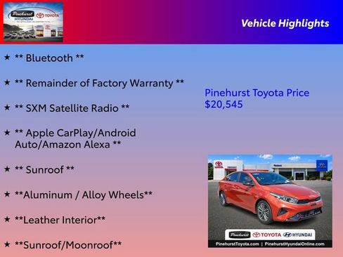 Used 2023 Kia Forte GT-Line w/ GT-Line Premium Package FWD image 16