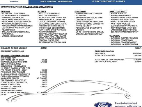New 2026 Ford Mustang Mach-E Premium AWD/4WD image 2
