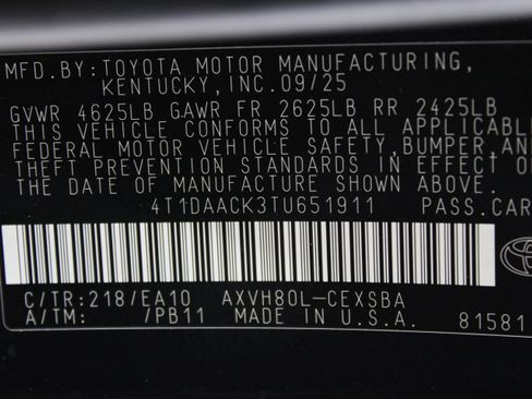 Used 2026 Toyota Camry SE w/ Convenience Package FWD image 40
