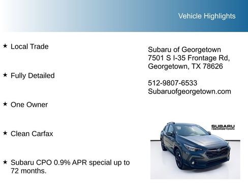 Certified 2025 Subaru Crosstrek 2.5i Limited w/ Crosstrek Mirror Package image 11
