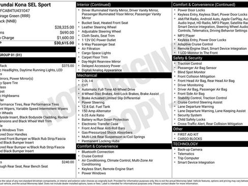 New 2026 Hyundai Kona SEL Sport image 5