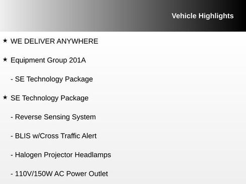 Used 2017 Ford Escape SE w/ Equipment Group 201A FWD image 3