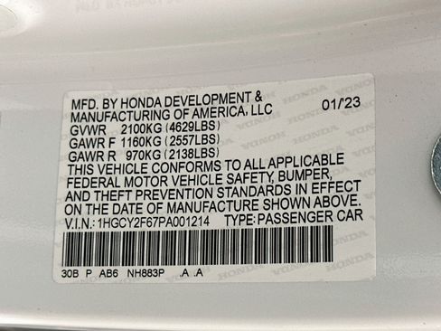 Used 2023 Honda Accord EX-L image 12