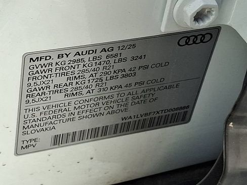 Certified 2026 Audi Q7 3.0T Premium Plus AWD/4WD image 28