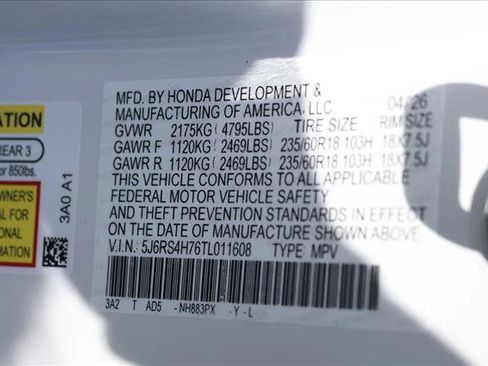 New 2026 Honda CR-V EX-L image 25