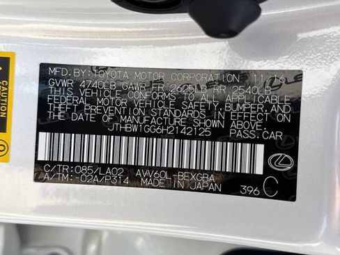 Used 2017 Lexus ES 300h w/ Navigation System Package FWD image 19