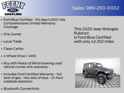 Used 2020 Jeep Wrangler Rubicon w/ LED Lighting Group AWD/4WD image 5