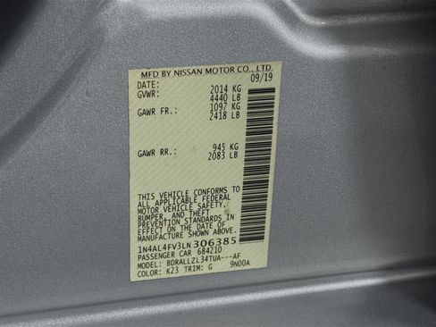 Used 2020 Nissan Altima 2.0 Platinum image 33