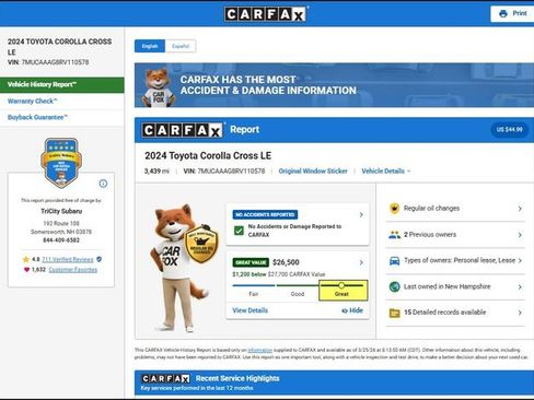 Used 2024 Toyota Corolla Cross LE image 11