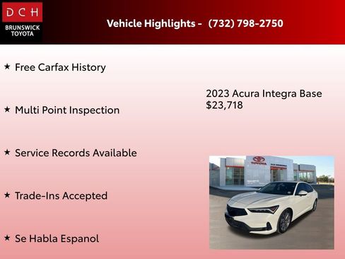 Used 2023 Acura Integra Base image 4