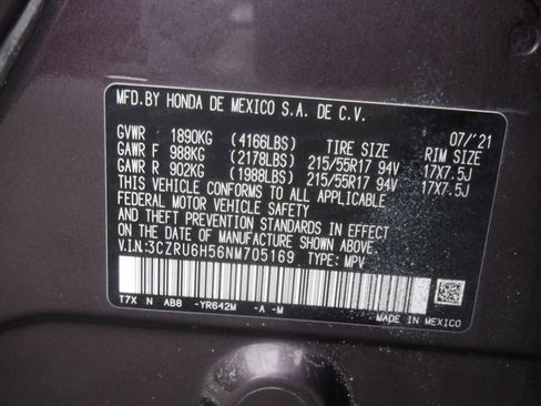 Used 2022 Honda HR-V EX image 36