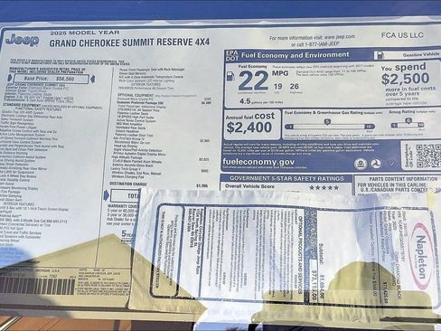 New 2025 Jeep Grand Cherokee Summit image 14