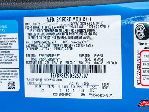 Used 2013 Ford Mustang Shelby GT500 RWD image 85
