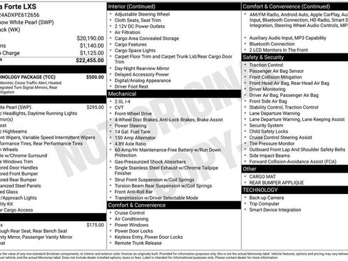 Used 2023 Kia Forte LXS w/ LXS Technology Package image 2