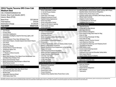 Used 2024 Toyota Tacoma SR5 image 29