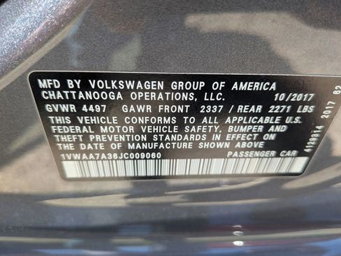 Used 2018 Volkswagen Passat 2.0T R-Line FWD image 53